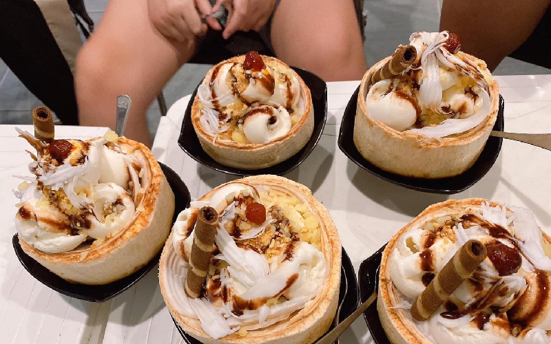 Top 9 Malay coconut ice cream shops in Da Nang causing love for 3