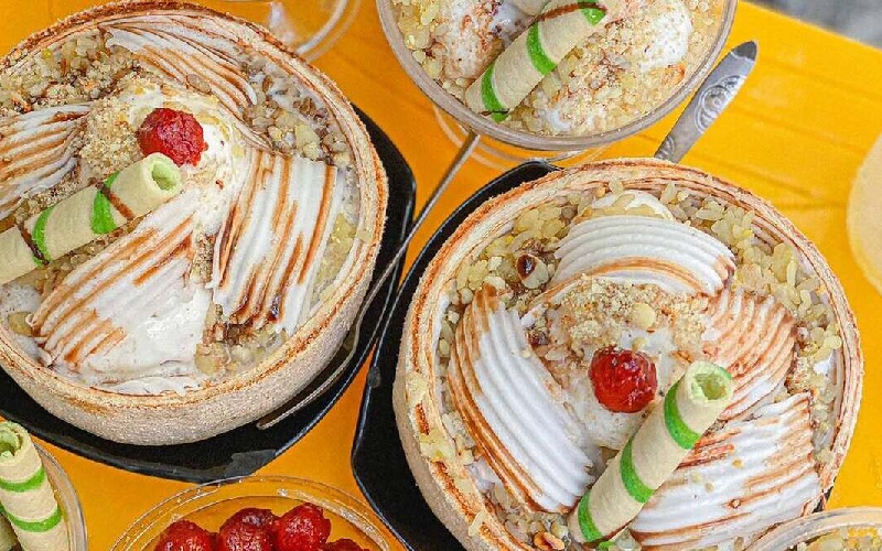 Top 9 Malay coconut ice cream shops in Da Nang causing love for 4
