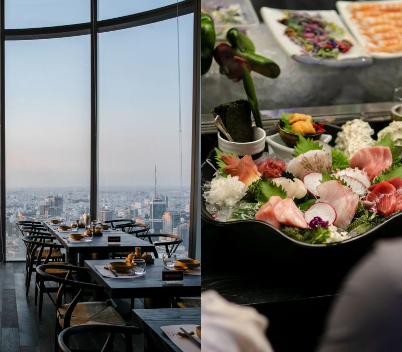 Discover the top of the famous sushi restaurant in District 1