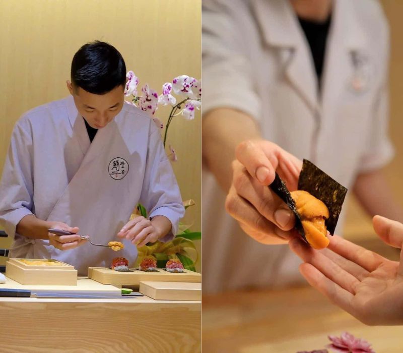 Discover the top of the famous sushi restaurant in District 1 7