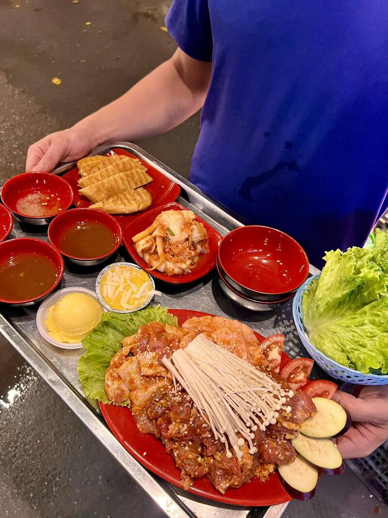 Grilled Beo: The restaurant has a 