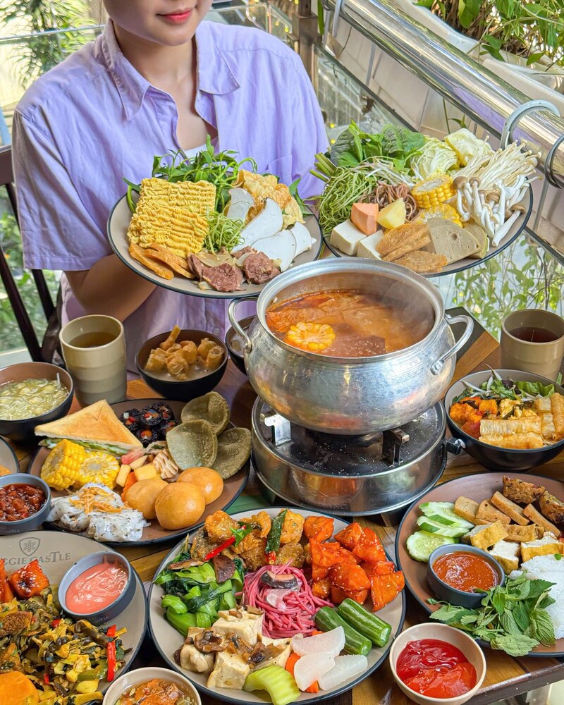 8 vegetarian buffet restaurants in Hanoi with diverse and frugal menus 8