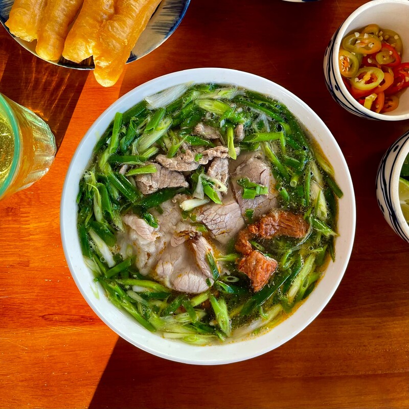 Pho Thin Lo Duc and Pho Thin Bo Ho, attractive names in the capital's pho village 4