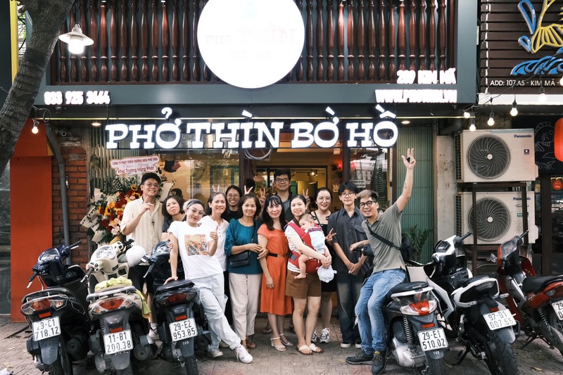 Pho Thin Lo Duc and Pho Thin Bo Ho, attractive names in the capital's pho village 7