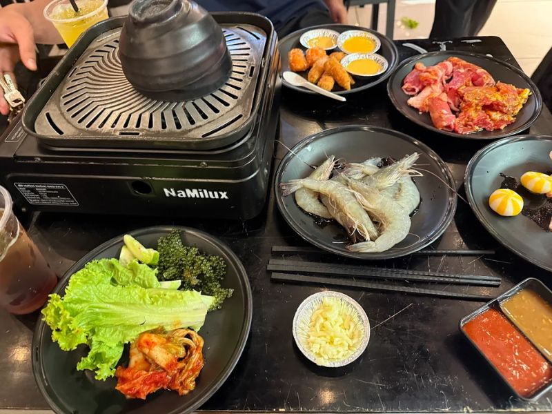 10 best grilled hot pot buffet restaurants in Saigon: Many dishes and reasonable prices 2