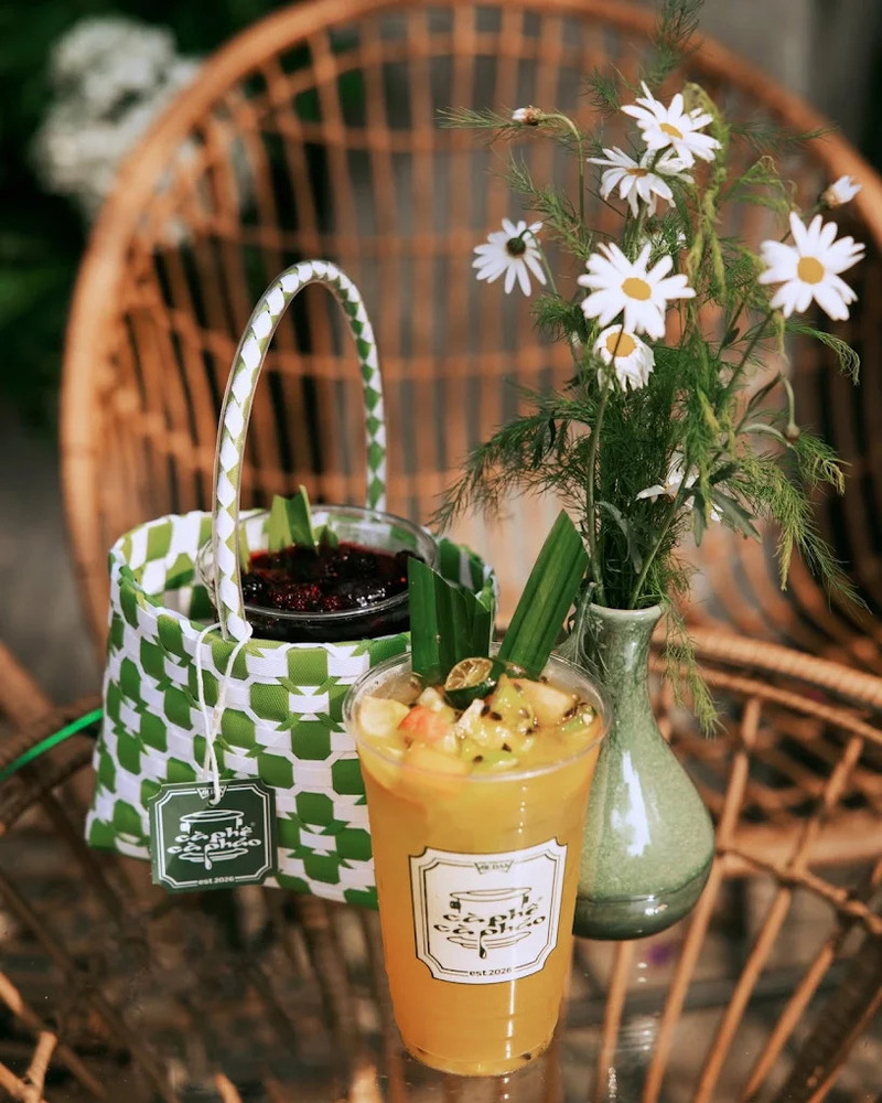 Ca Phao Coffee Shop in the corner of old Saigon in the heart of Thao Dien 7